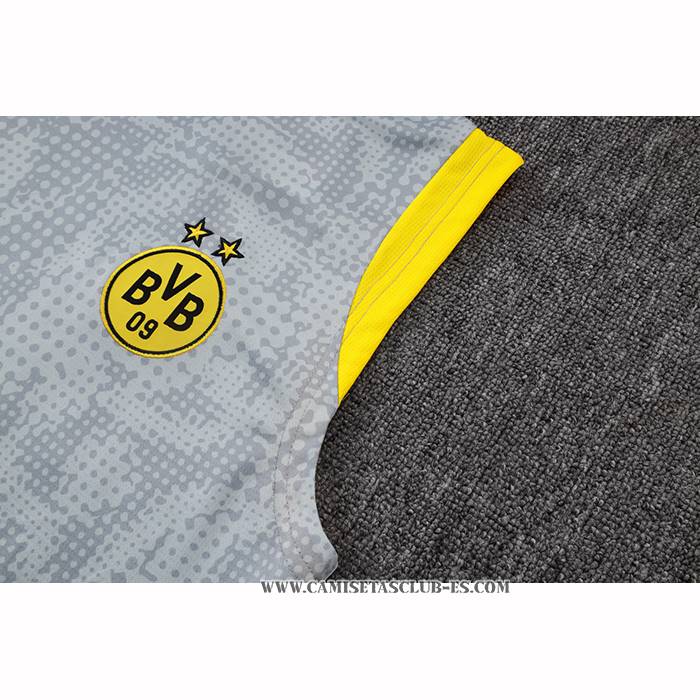 Camiseta de Entrenamiento Borussia Dortmund 25-26 Sin Mangas Gris